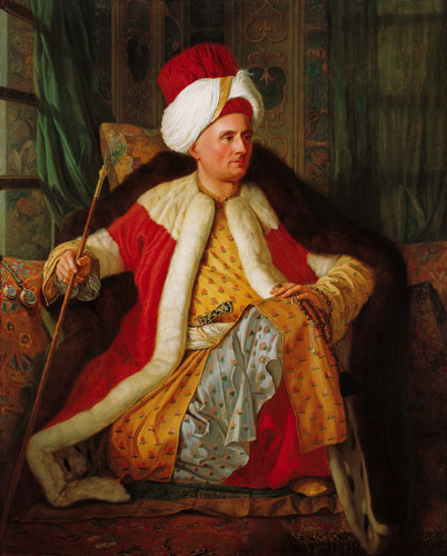 Portrait of Charles Gravier Count of Vergennes and French Ambassador, in Turkish Attire